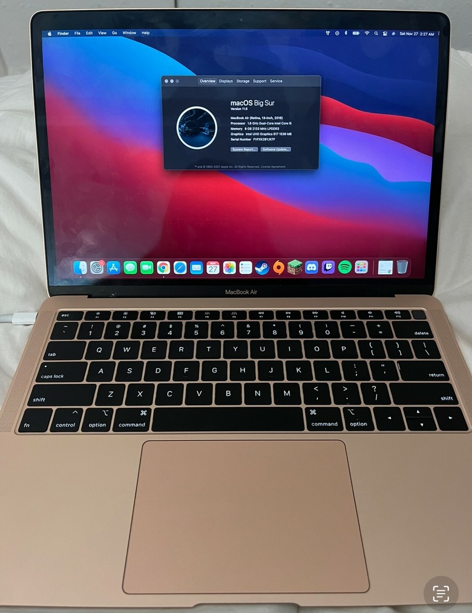 Macbook Macbook Air 2018
